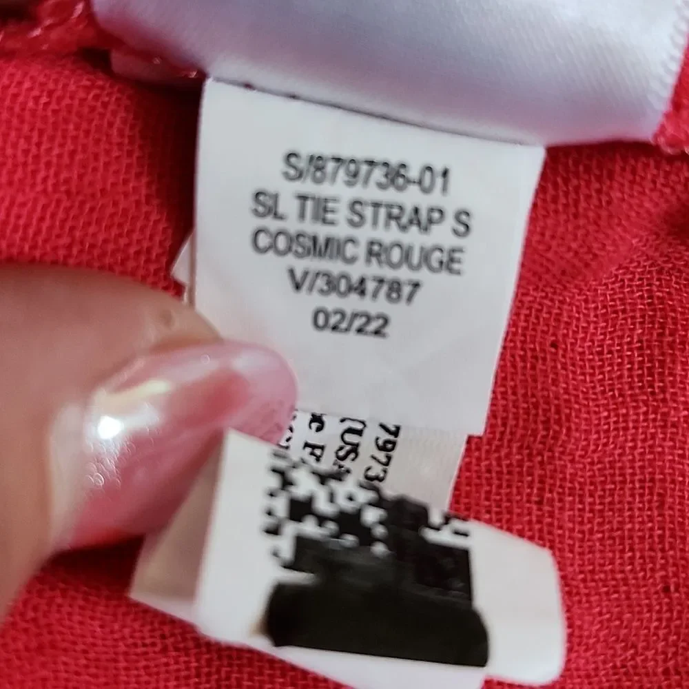 Old Navy NWT Cosmic Rouge Tie Strap Swing Tank Top, Small - Picture 12 of 13